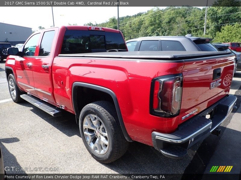 Cardinal Red / Jet Black 2017 GMC Sierra 1500 SLT Double Cab 4WD