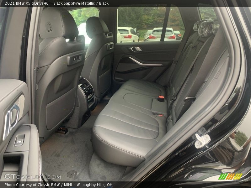 Rear Seat of 2021 X5 xDrive40i