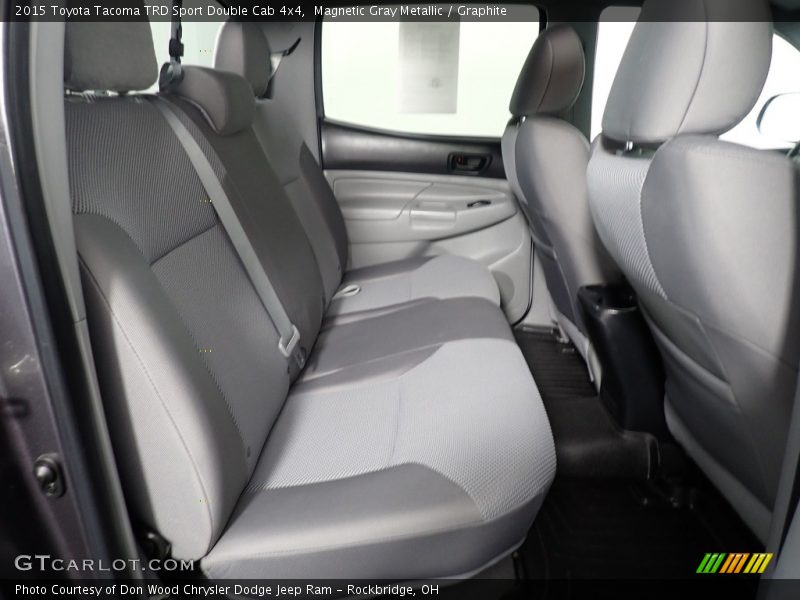 Rear Seat of 2015 Tacoma TRD Sport Double Cab 4x4