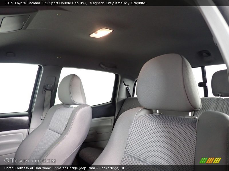 Magnetic Gray Metallic / Graphite 2015 Toyota Tacoma TRD Sport Double Cab 4x4