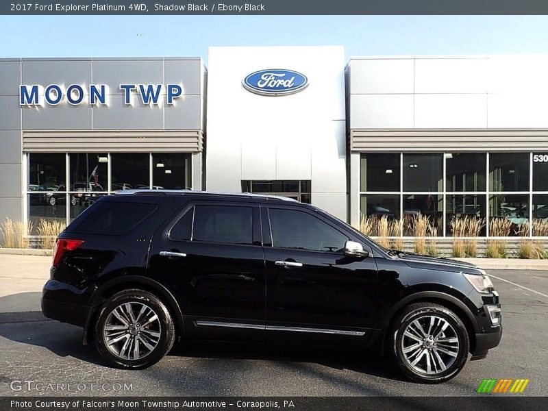 Shadow Black / Ebony Black 2017 Ford Explorer Platinum 4WD
