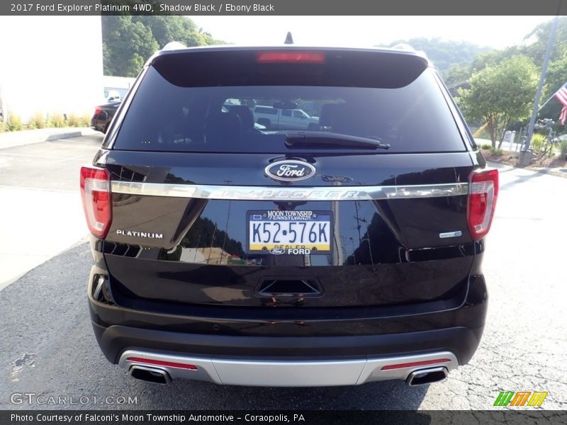 Shadow Black / Ebony Black 2017 Ford Explorer Platinum 4WD