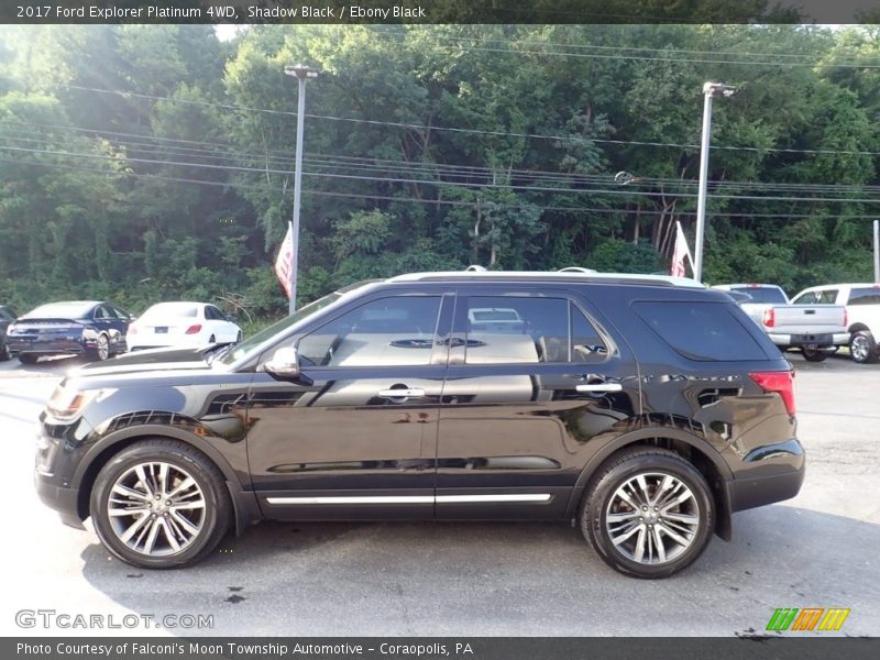 Shadow Black / Ebony Black 2017 Ford Explorer Platinum 4WD