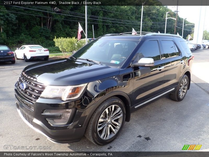 Shadow Black / Ebony Black 2017 Ford Explorer Platinum 4WD