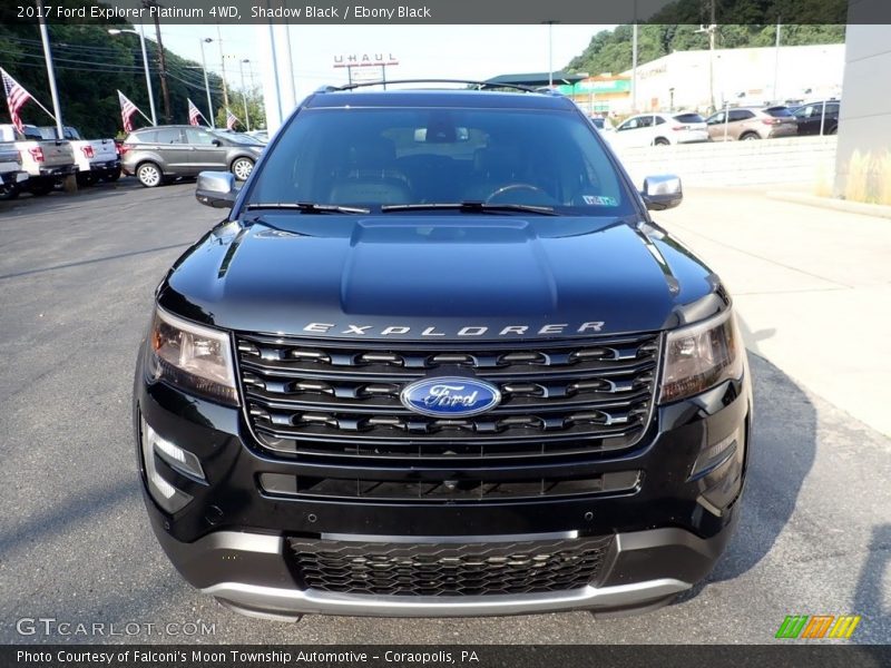Shadow Black / Ebony Black 2017 Ford Explorer Platinum 4WD