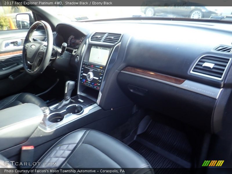 Shadow Black / Ebony Black 2017 Ford Explorer Platinum 4WD