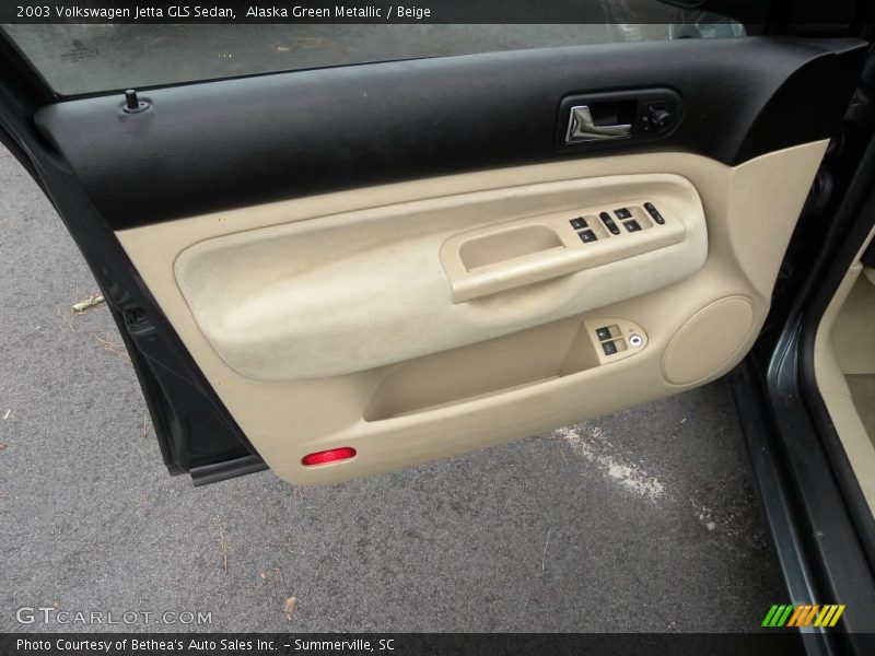 Alaska Green Metallic / Beige 2003 Volkswagen Jetta GLS Sedan