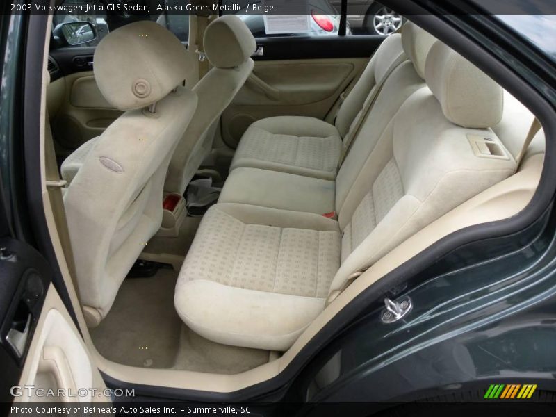 Alaska Green Metallic / Beige 2003 Volkswagen Jetta GLS Sedan
