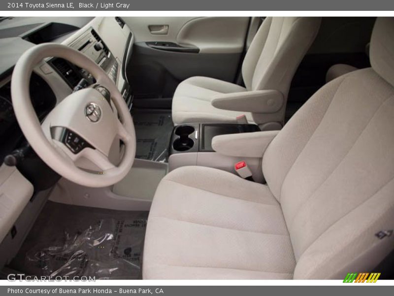 Black / Light Gray 2014 Toyota Sienna LE