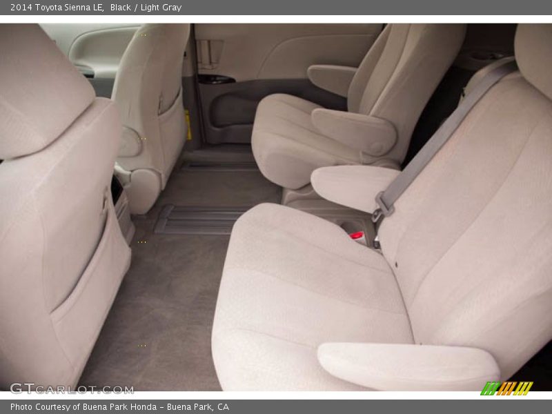 Black / Light Gray 2014 Toyota Sienna LE