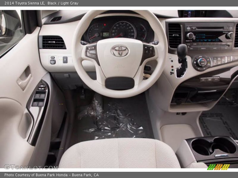 Black / Light Gray 2014 Toyota Sienna LE