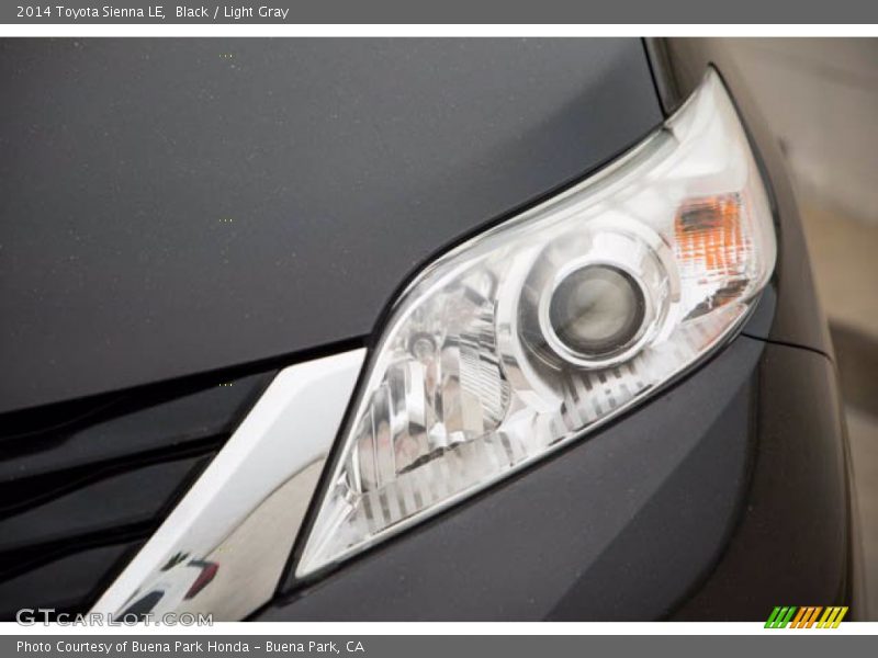 Black / Light Gray 2014 Toyota Sienna LE