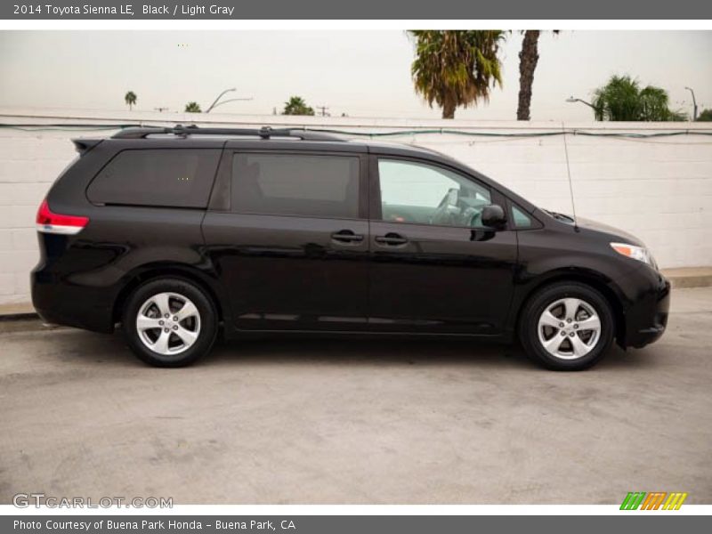 Black / Light Gray 2014 Toyota Sienna LE
