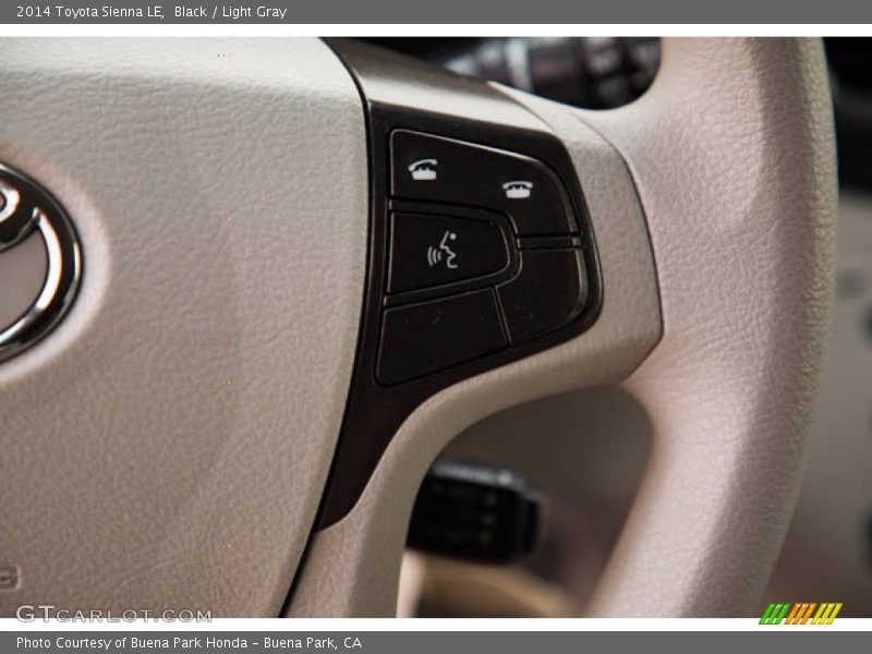 Black / Light Gray 2014 Toyota Sienna LE