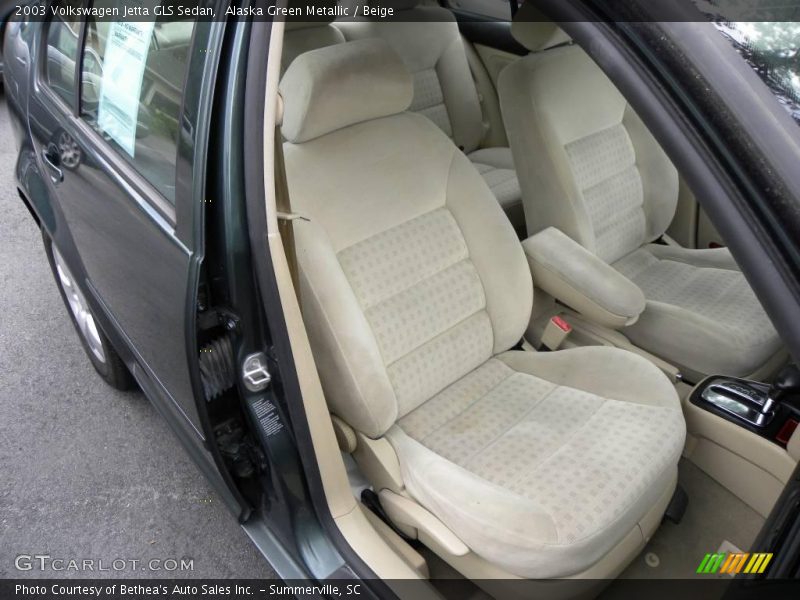 Alaska Green Metallic / Beige 2003 Volkswagen Jetta GLS Sedan