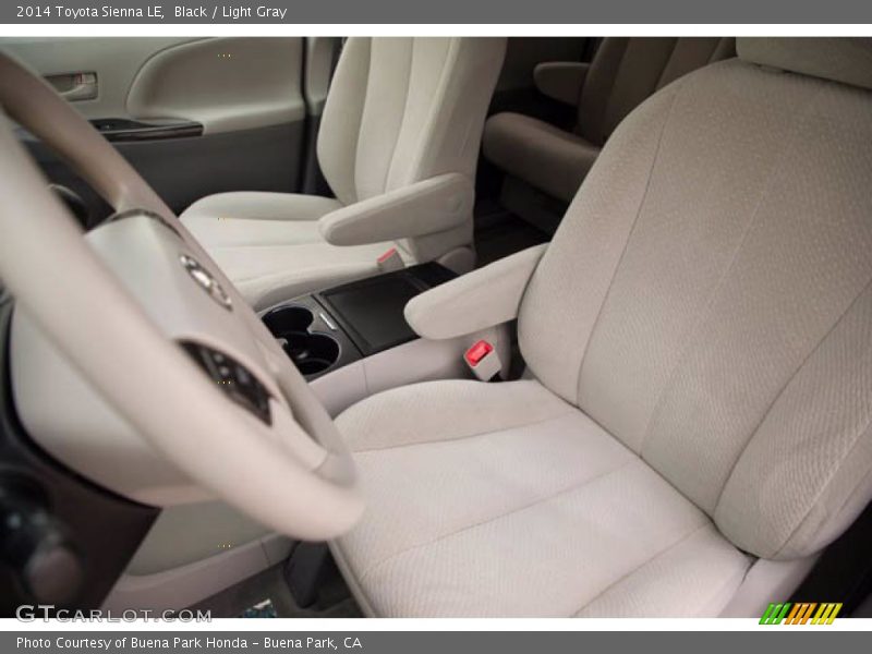 Black / Light Gray 2014 Toyota Sienna LE