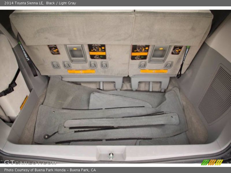 Black / Light Gray 2014 Toyota Sienna LE