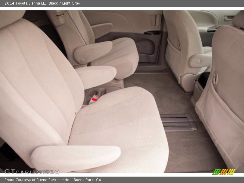 Black / Light Gray 2014 Toyota Sienna LE