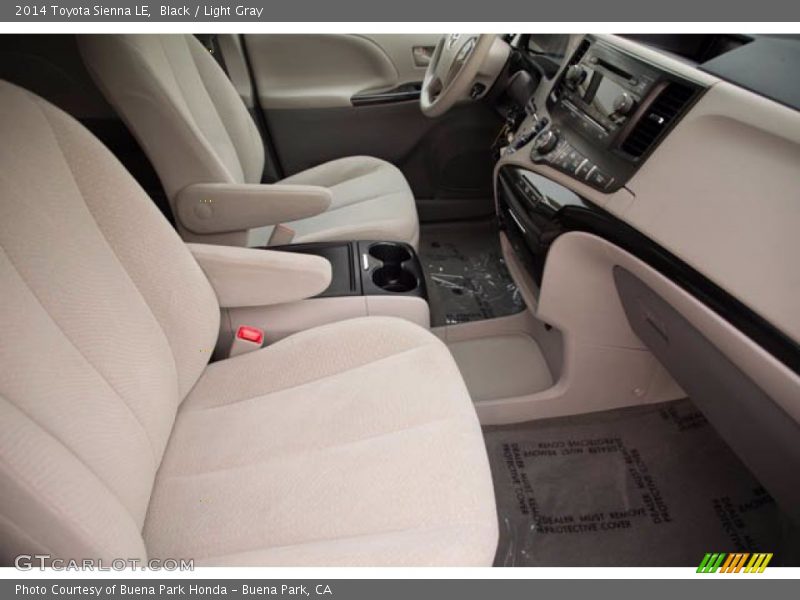 Black / Light Gray 2014 Toyota Sienna LE