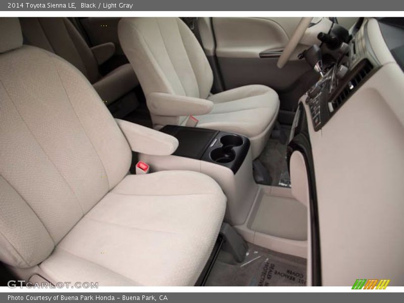 Black / Light Gray 2014 Toyota Sienna LE