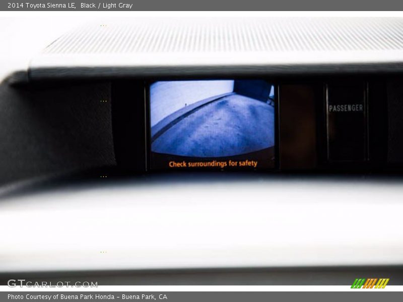 Black / Light Gray 2014 Toyota Sienna LE