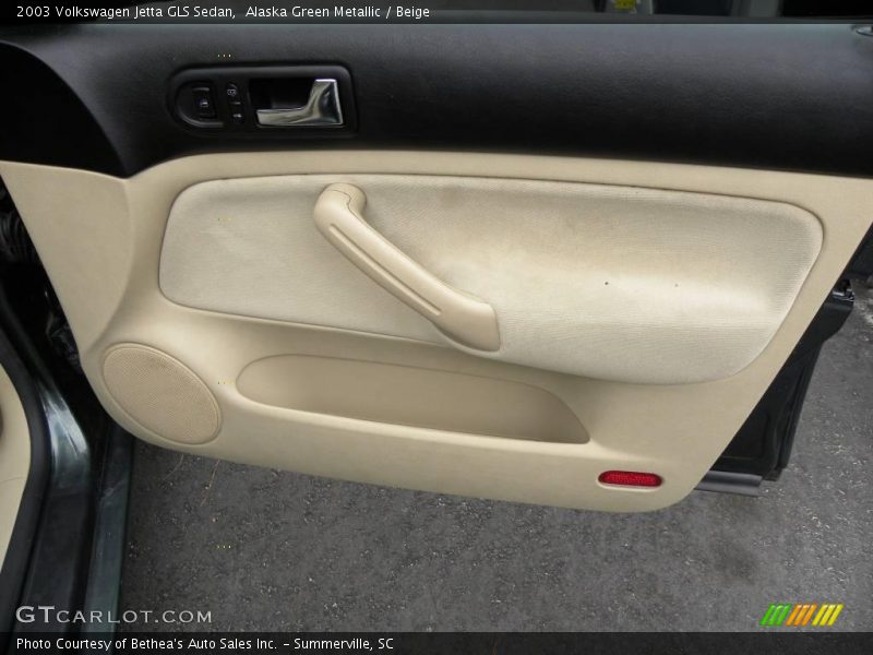 Alaska Green Metallic / Beige 2003 Volkswagen Jetta GLS Sedan