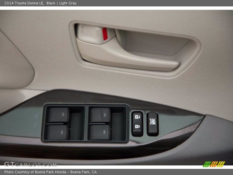 Black / Light Gray 2014 Toyota Sienna LE