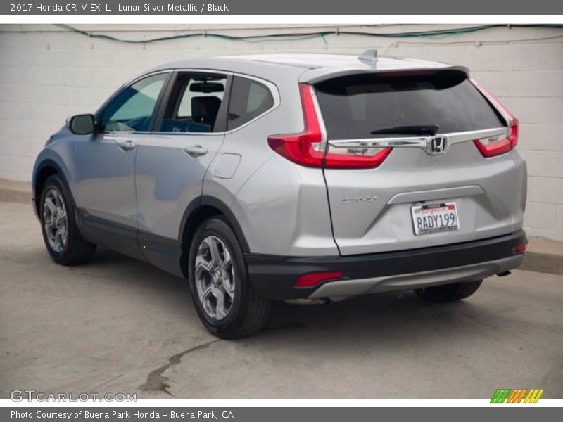 Lunar Silver Metallic / Black 2017 Honda CR-V EX-L