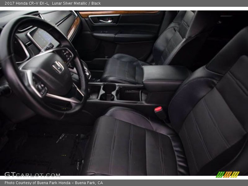 Lunar Silver Metallic / Black 2017 Honda CR-V EX-L