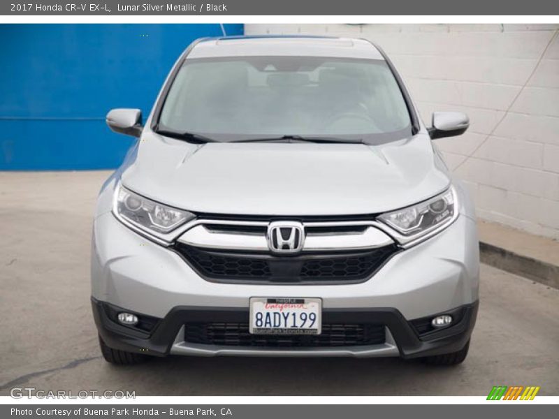 Lunar Silver Metallic / Black 2017 Honda CR-V EX-L