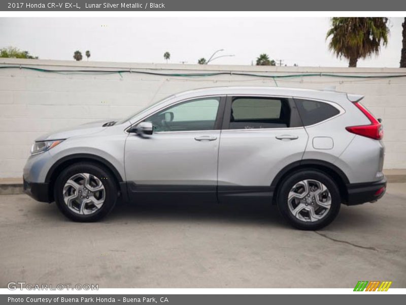 Lunar Silver Metallic / Black 2017 Honda CR-V EX-L