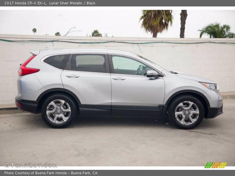 Lunar Silver Metallic / Black 2017 Honda CR-V EX-L