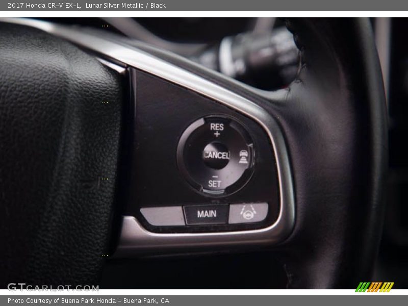 Lunar Silver Metallic / Black 2017 Honda CR-V EX-L