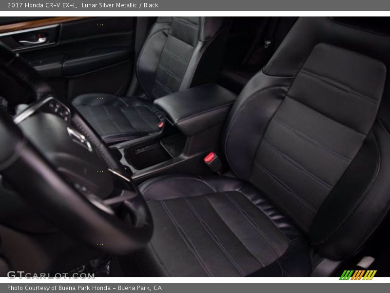 Lunar Silver Metallic / Black 2017 Honda CR-V EX-L