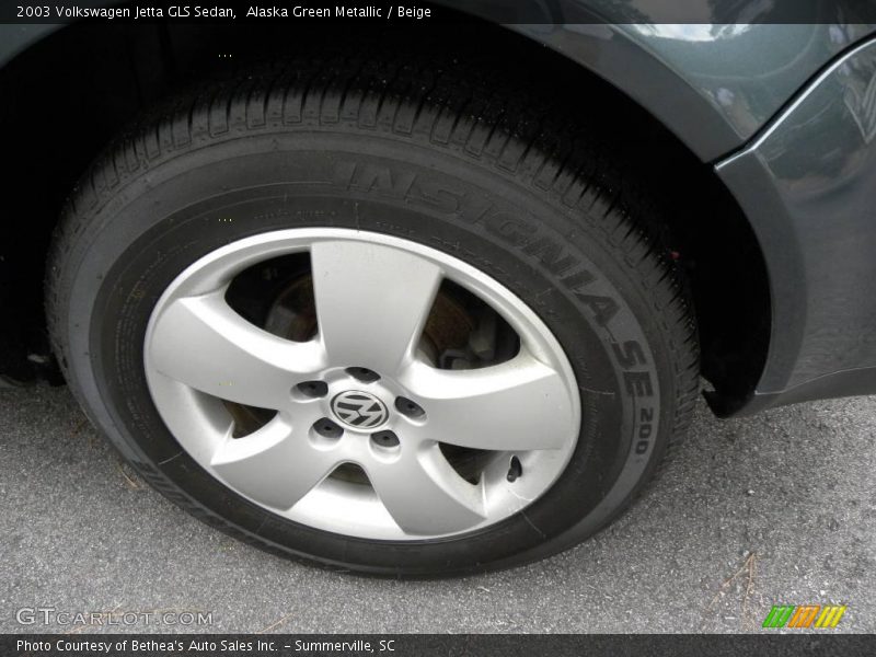 Alaska Green Metallic / Beige 2003 Volkswagen Jetta GLS Sedan