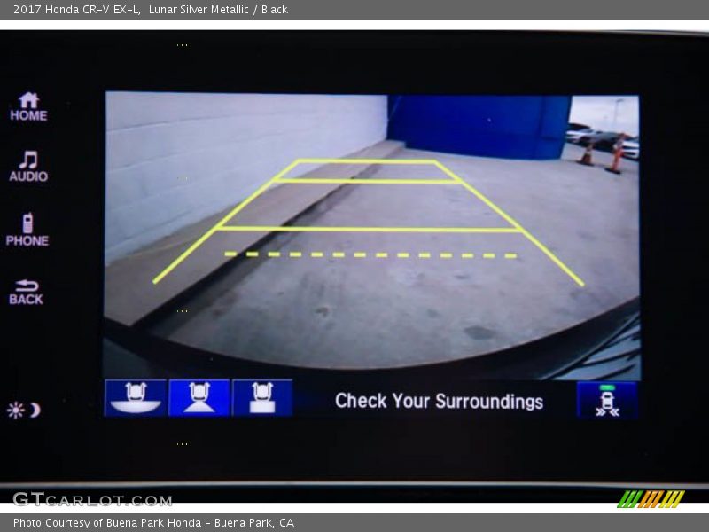 Lunar Silver Metallic / Black 2017 Honda CR-V EX-L