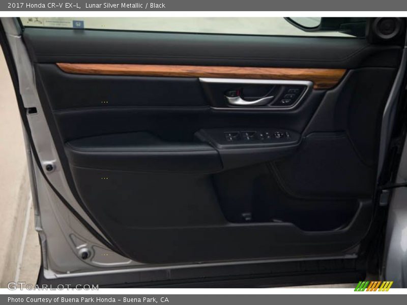 Lunar Silver Metallic / Black 2017 Honda CR-V EX-L