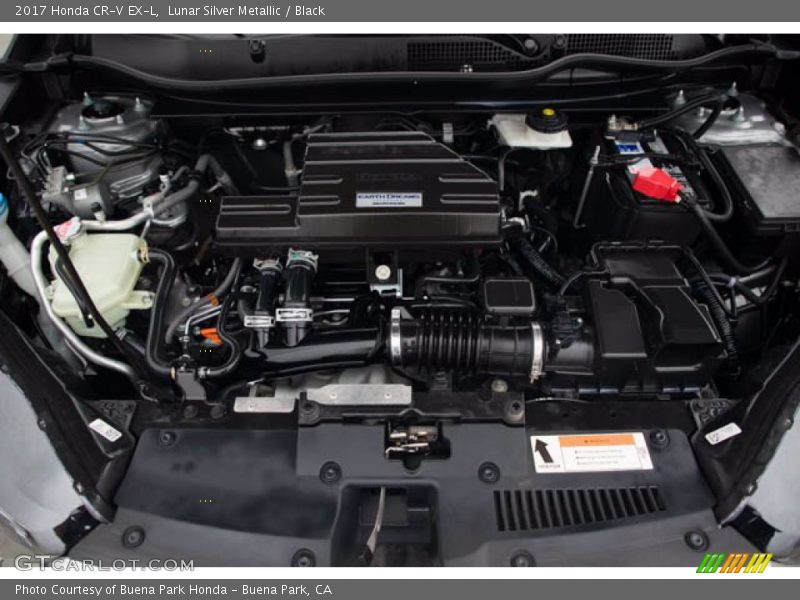 Lunar Silver Metallic / Black 2017 Honda CR-V EX-L