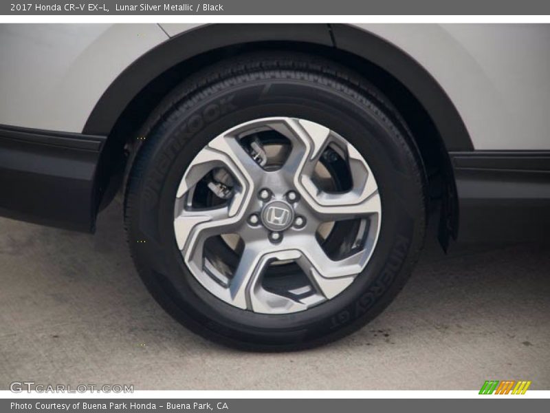 Lunar Silver Metallic / Black 2017 Honda CR-V EX-L