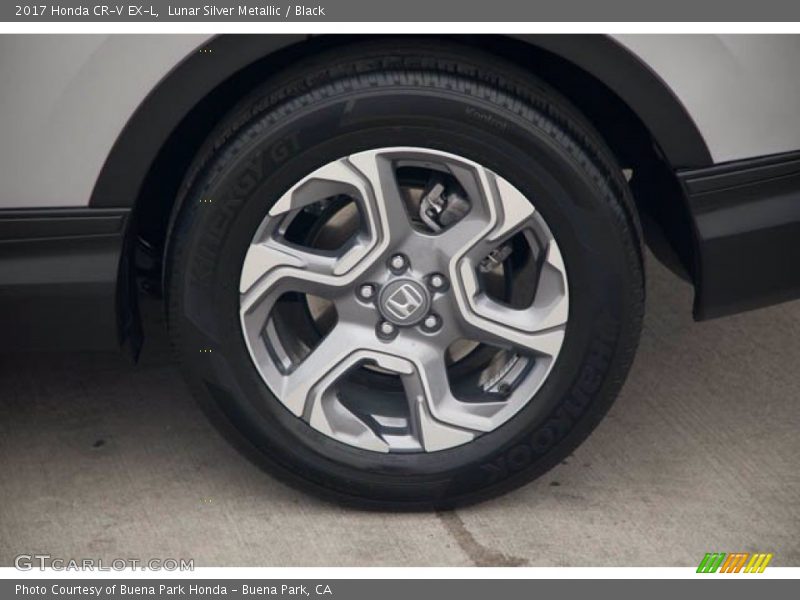 Lunar Silver Metallic / Black 2017 Honda CR-V EX-L