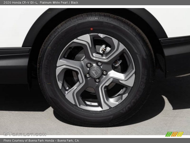 Platinum White Pearl / Black 2020 Honda CR-V EX-L