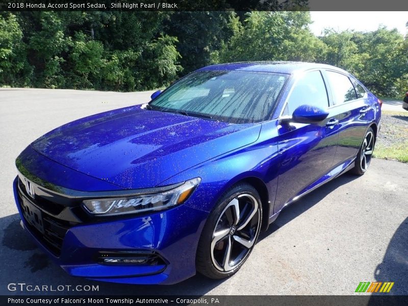 Still Night Pearl / Black 2018 Honda Accord Sport Sedan