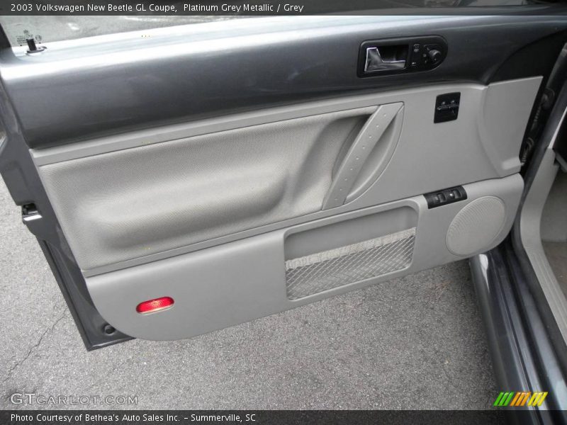 Platinum Grey Metallic / Grey 2003 Volkswagen New Beetle GL Coupe