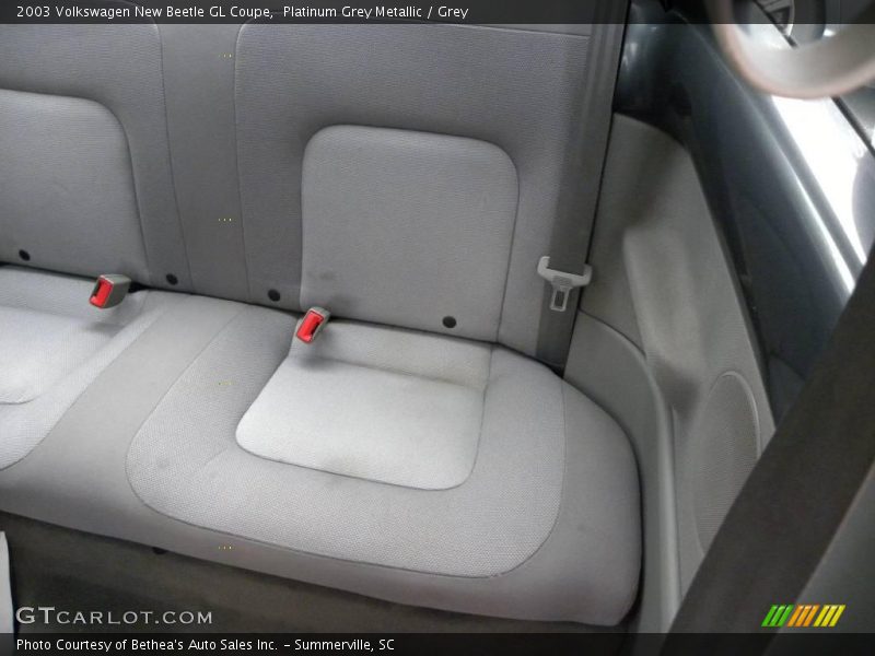 Platinum Grey Metallic / Grey 2003 Volkswagen New Beetle GL Coupe