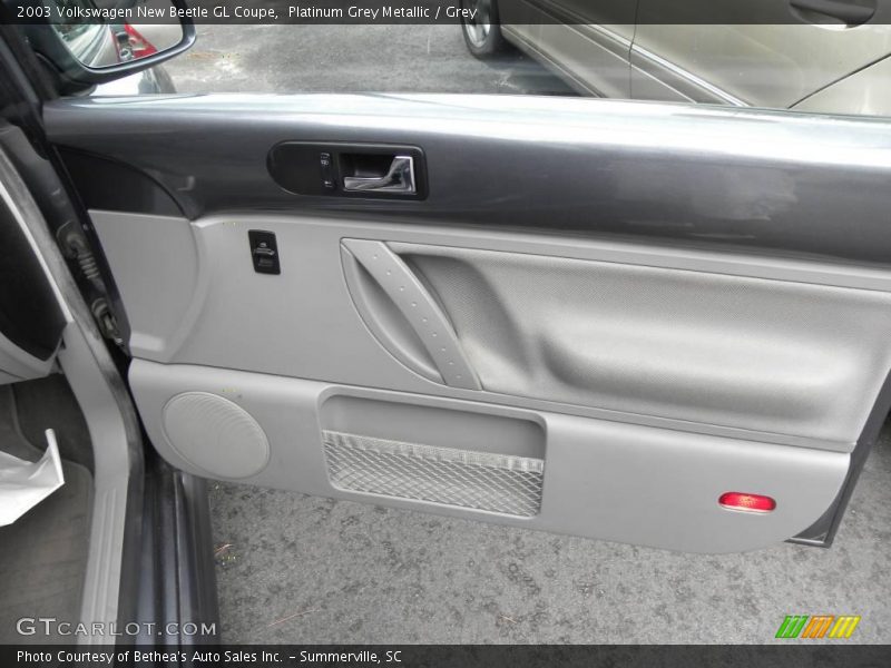 Platinum Grey Metallic / Grey 2003 Volkswagen New Beetle GL Coupe