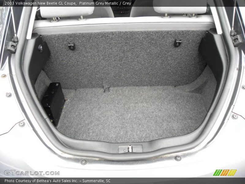 Platinum Grey Metallic / Grey 2003 Volkswagen New Beetle GL Coupe