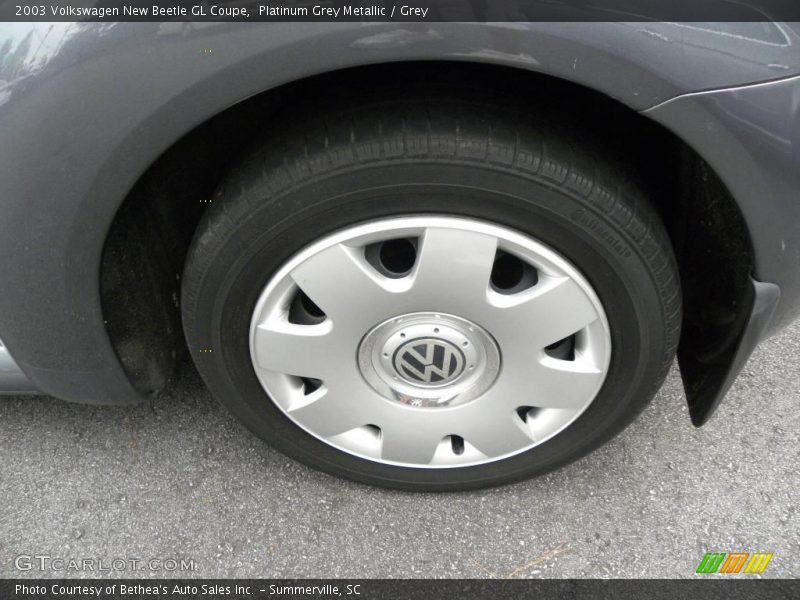 Platinum Grey Metallic / Grey 2003 Volkswagen New Beetle GL Coupe