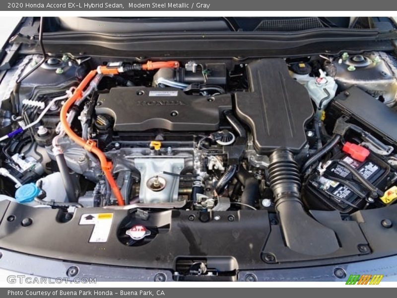 Modern Steel Metallic / Gray 2020 Honda Accord EX-L Hybrid Sedan