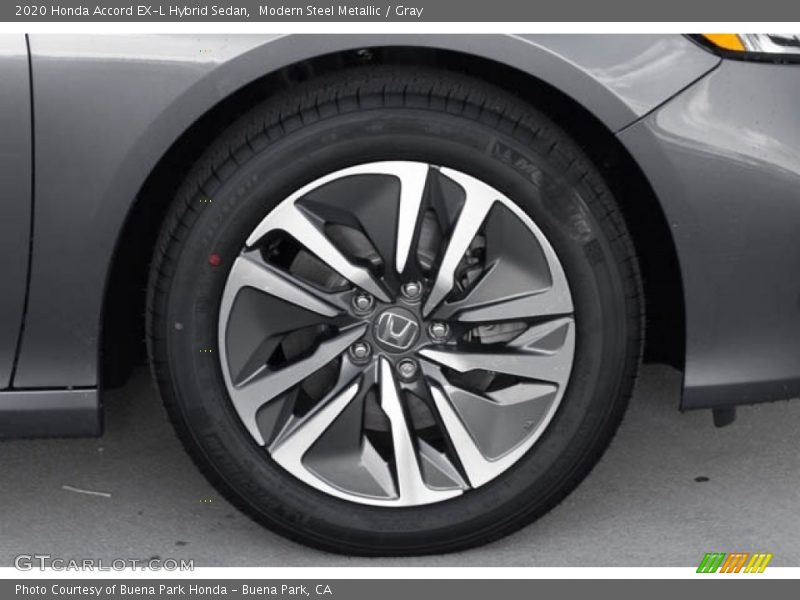 Modern Steel Metallic / Gray 2020 Honda Accord EX-L Hybrid Sedan