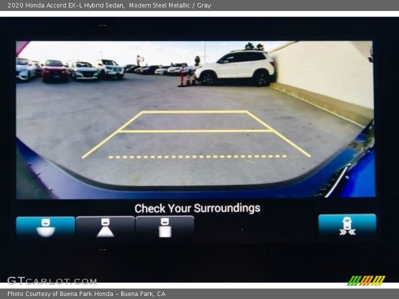 Modern Steel Metallic / Gray 2020 Honda Accord EX-L Hybrid Sedan